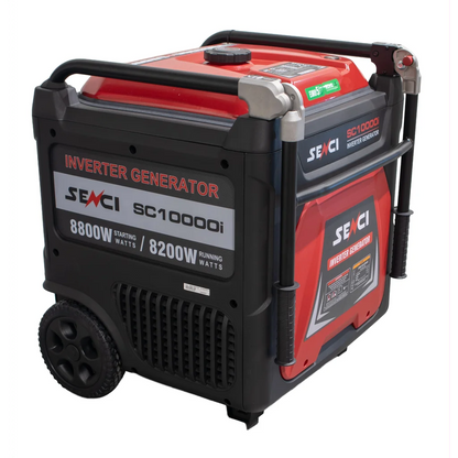 SENCI SC10000i Inverter Aggregat - Bensin - Max 9000W - ATS / Relestyring - Elektrisk start