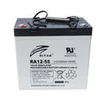RITAR AGM Deep Cycle Batteri 12V 55AH (229x138x216mm) +vänster