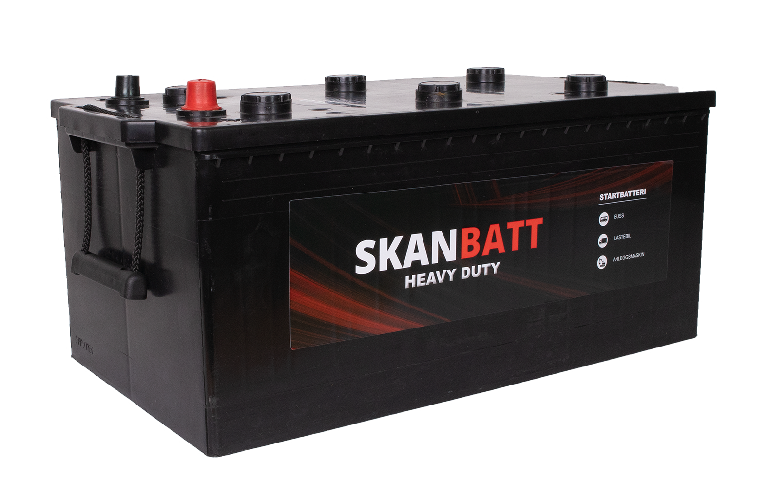 Skanbatt Startbatteri 12V 220Ah 1200Cca +Høyre shown in detail view