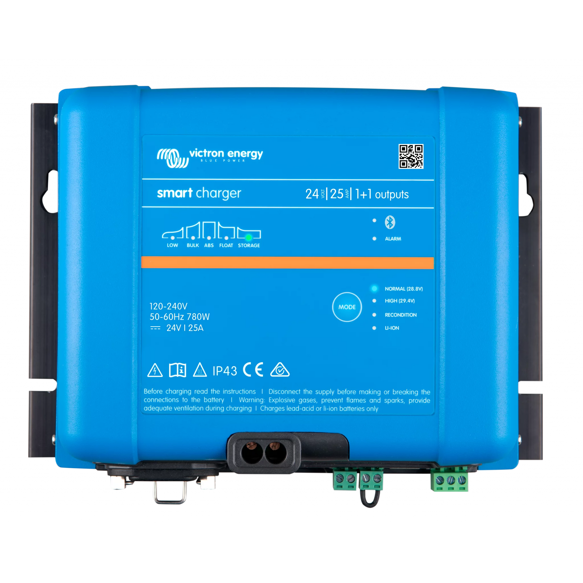 VICTRON Phoenix Smart IP43 Batteriladdare 24V 25A 1+1 kanaler