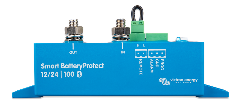 Victron Smart Battery Protect 12/24V 100A shown in angle view