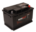 SKANBATT Fritidsbatteri 12V 74AH 680CCA (278x175x190/190mm) +höger