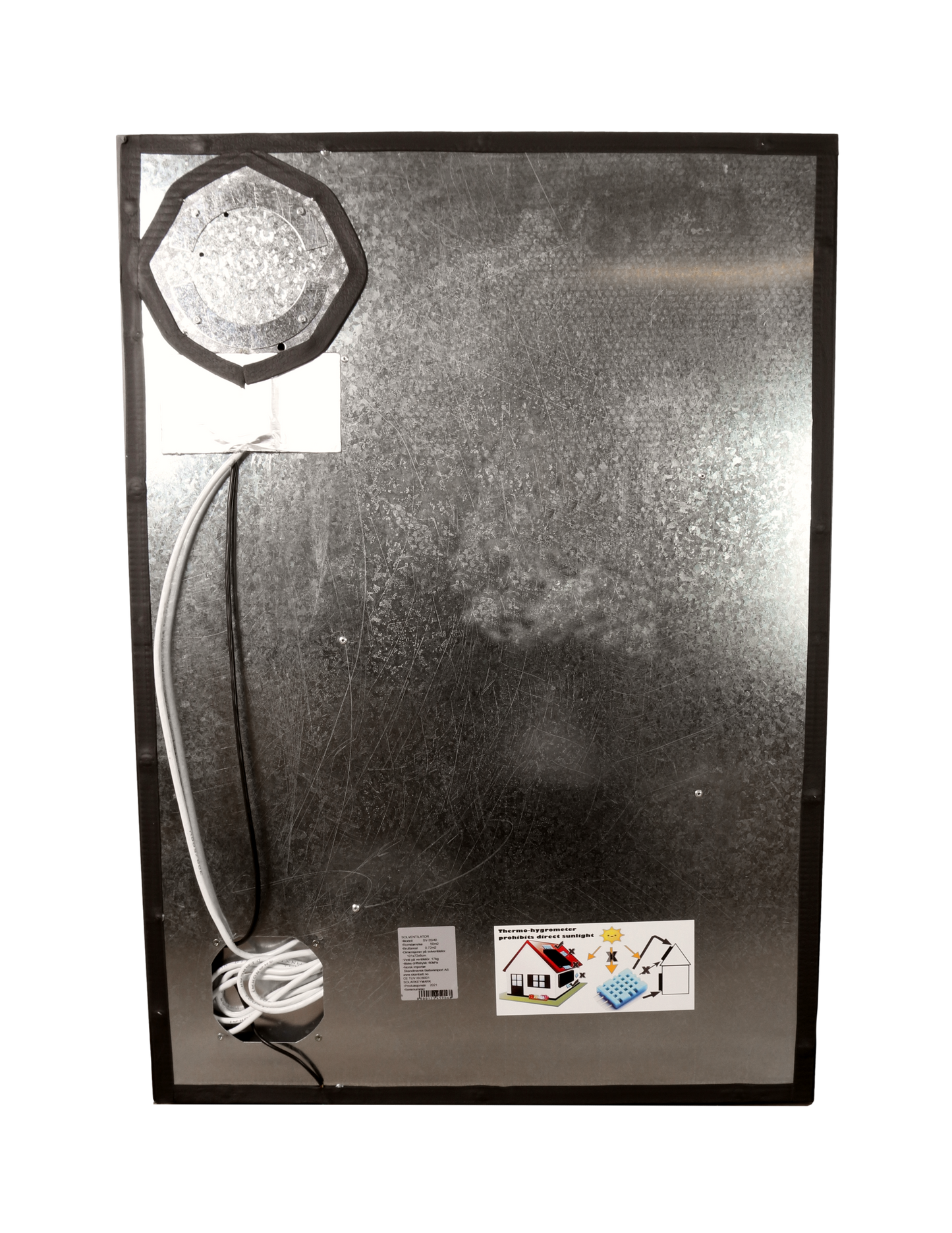 Skanbatt Solventilator Sv-40 - Lcd Display - Motoriserte Ventiler - 98M3/H Luftvolum3 shown in detail view