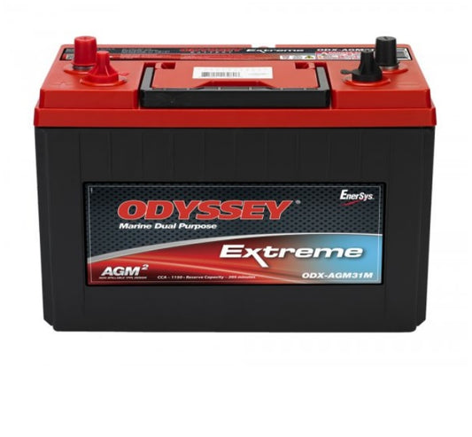 Odyssey 31M-Pc2150T Agm Batteri 12V 100Ah 1150Cca + Venstre (Dual Sae/Stud Pol) shown in product view