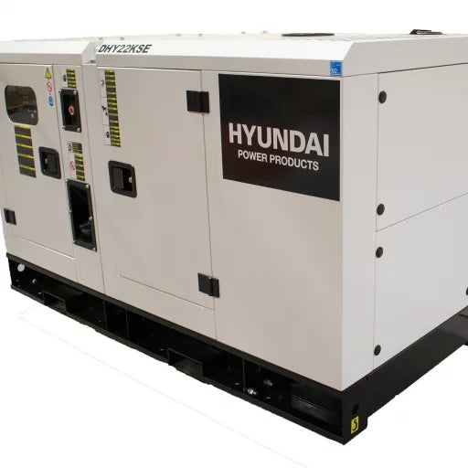 Hyundai Dhy22Kse Diesel Strömaggregat 22Kva 400V 3-fas - 1500Rpm - Vattenkyld
