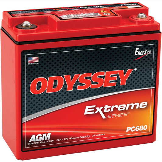 Odyssey Pc680Mj Agm Batteri 12V 16Ah 170Cca +Høyre shown in product view