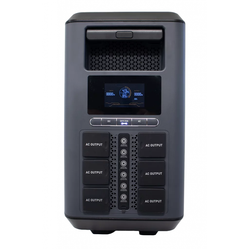 SENCI Lithium LPS 5376Wh Power Station med 5500W (11000W) sinus inverter
