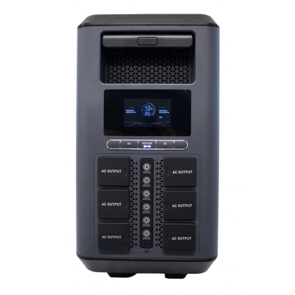 SENCI Lithium LPS 5376Wh Power Station med 5500W (11000W) sinus inverter