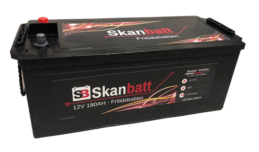 Skanbatt Fritidsbatteri 12V 180Ah 1000Cca +Venstre shown in product view