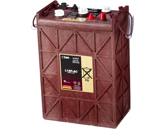 Trojan Deep Cycle Traksjonsbatteri 6V 420Ah +Diagonalt shown in product view
