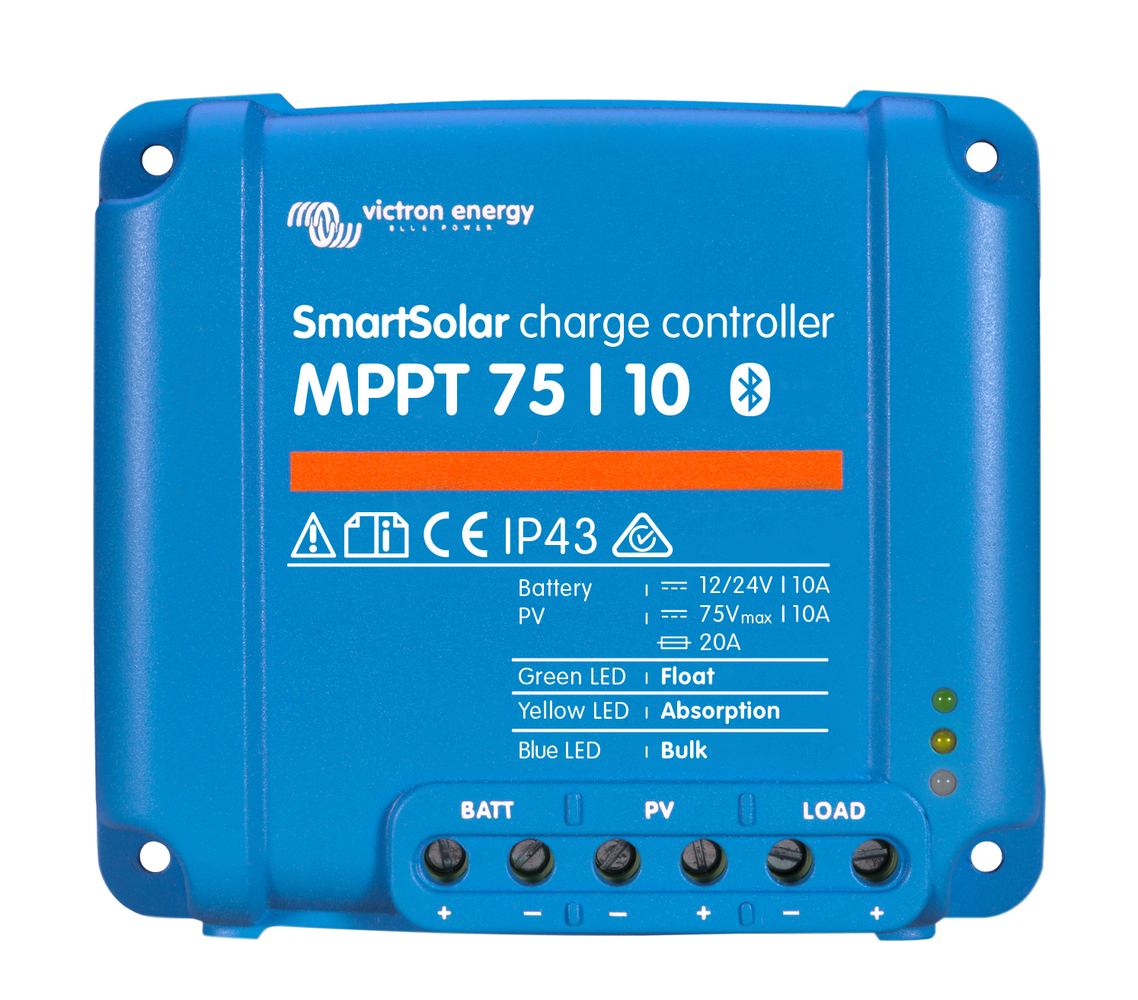 Victron Smartsolar Mppt 75/10 shown in product view