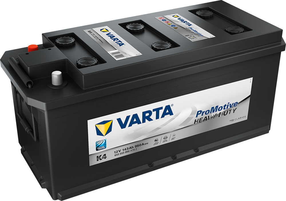 Varta Promotive Black Batteri 12V 143Ah 950Cca +Venstre K4 shown in product view