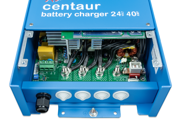 Victron Centaur Batterilader 24V 40A 3-Kanaler label detail