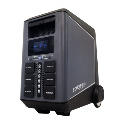 SENCI Lithium LPS 5376Wh Power Station med 5500W (11000W) sinus inverter