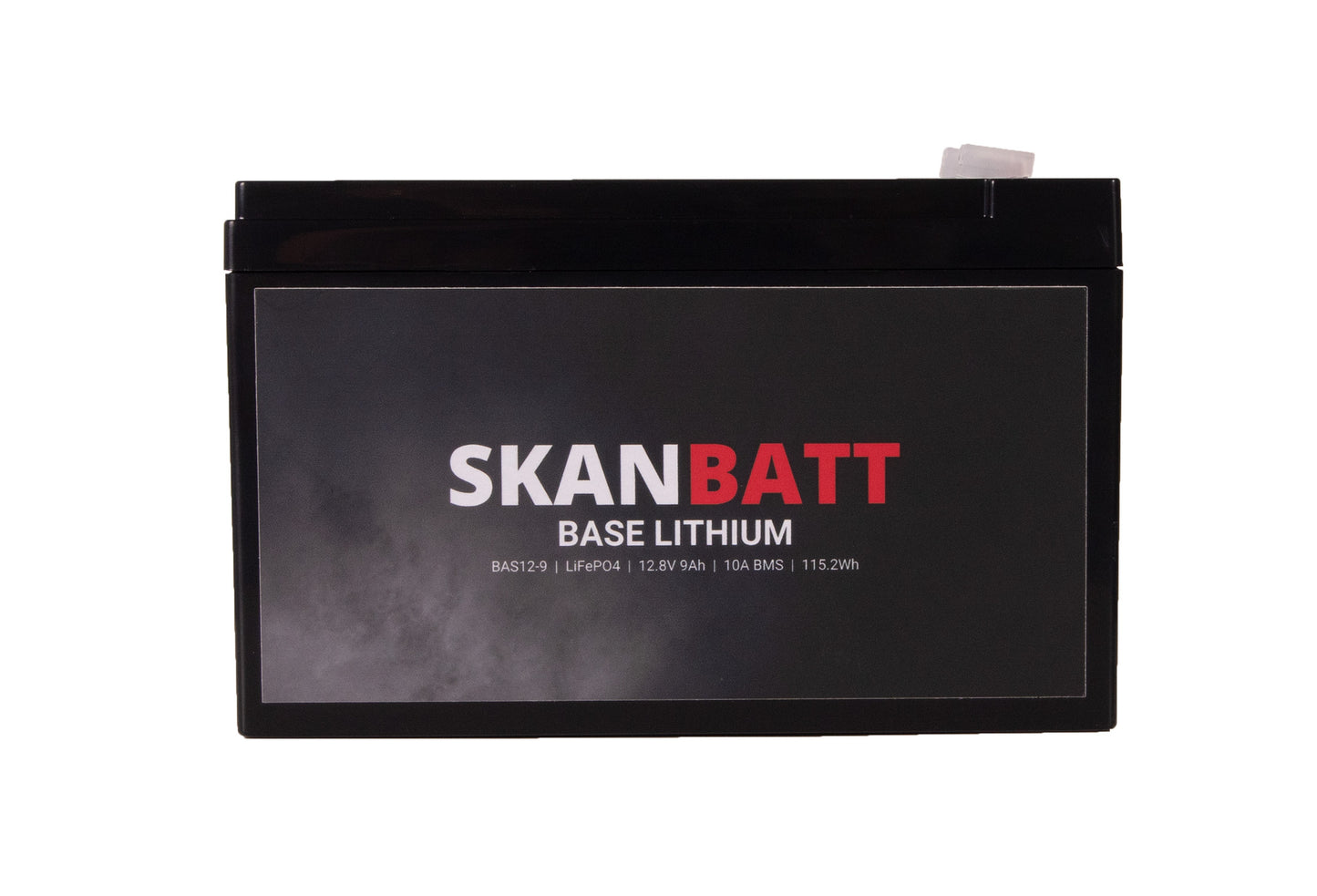 SKANBATT Base Lithium - 12V 9Ah 10A BMS - 150x65x95mm - 3 Års garanti shown in product view image 2