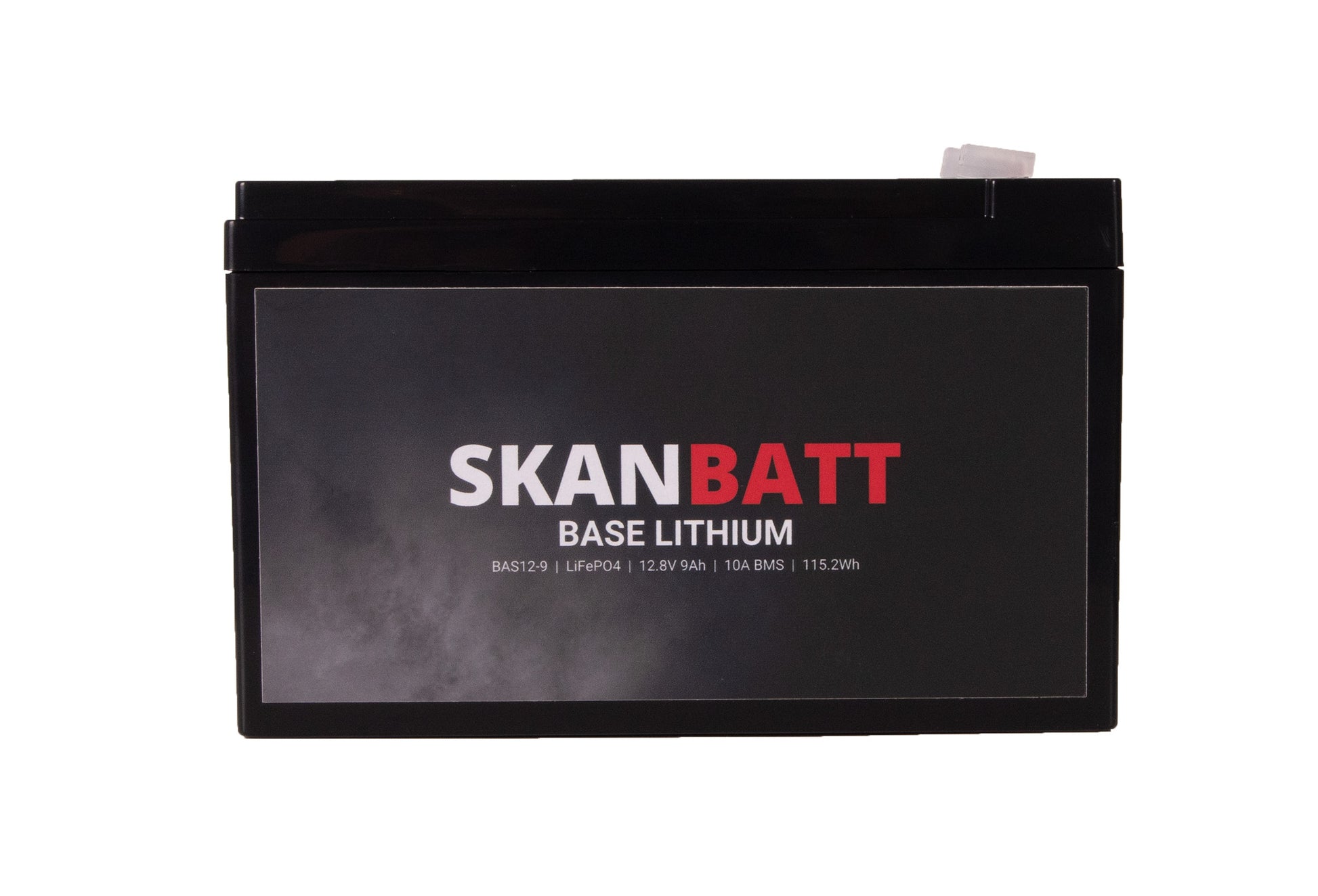 SKANBATT Base Lithium - 12V 9Ah 10A BMS - 150x65x95mm - 3 Års garanti shown in product view image 2