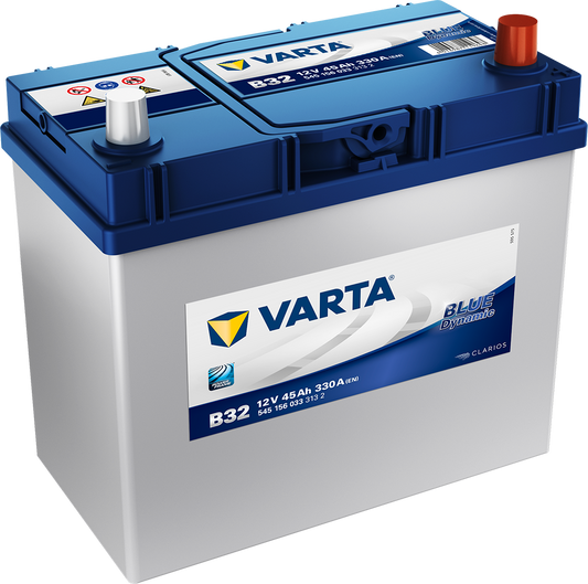 Varta Blue Dynamic Batteri 12V 45Ah 330Cca +Høyre B32 shown in product view