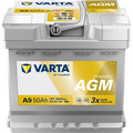 VARTA A9 Dynamic AGM Batteri 12V 50AH 540CCA (207x175x190mm) +höger
