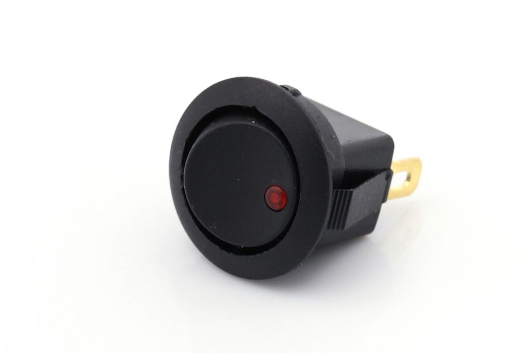 Mini Vippebryter 12V / 16A Led Rød På-Av shown in product view