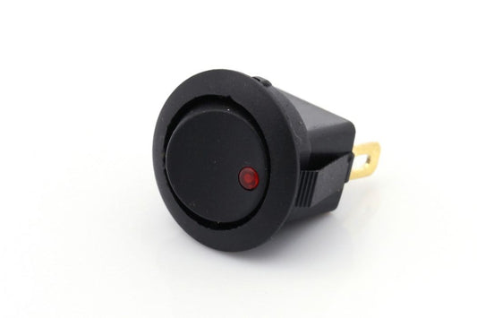 Mini Vippebryter 12V / 16A Led Rød På-Av shown in product view