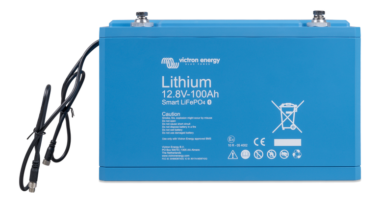 Victron Lithium Battery 12,8V/100Ah Smart label detail