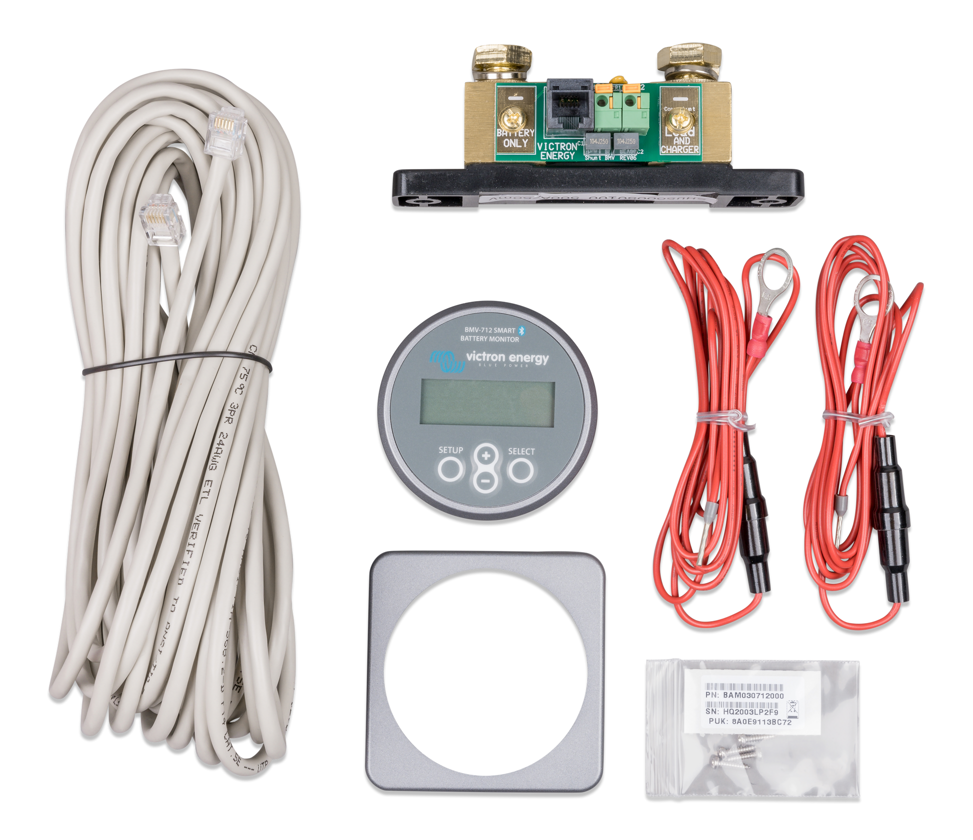 Victron Bmv-712 Batterimonitor M/Bluetooth shown in angle view