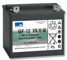 Sonnenschein Gel Batteri 12V 25Ah +Venstre shown in product view