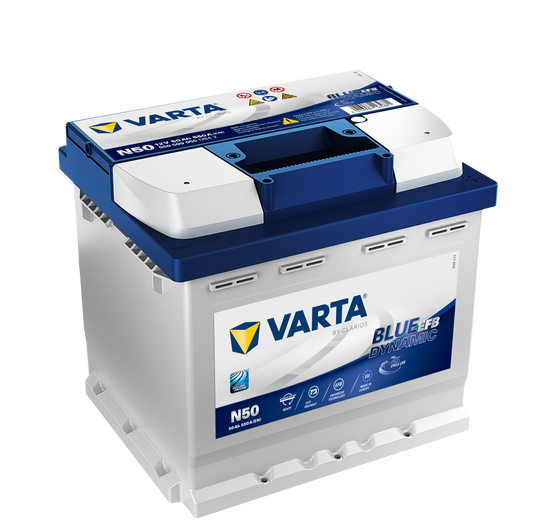 Varta Blue Dynamic Efb Batteri 12V 50Ah 550Cca +Høyre N50 shown in product view
