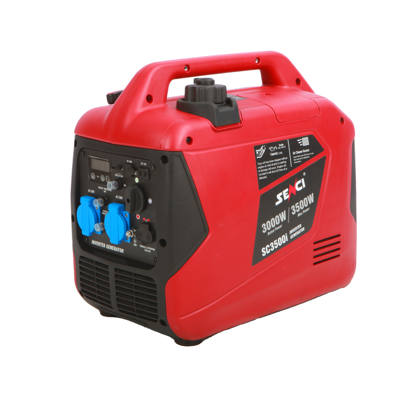 Senci Sc3550I Inverter Aggregat - Bensin - Max 3200W - Elektrisk Start - inkl. klargjøring shown in product view