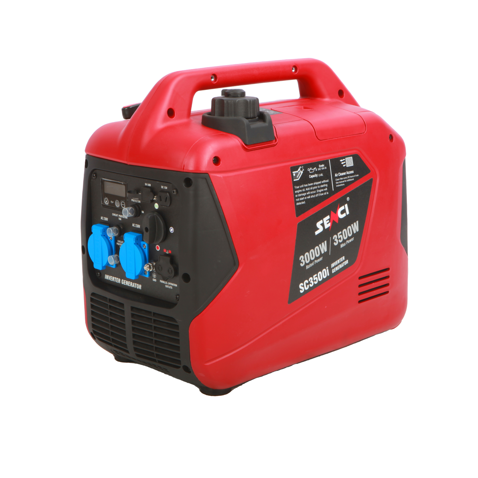 Senci Sc3550I Inverter Aggregat - Bensin - Max 3200W - Elektrisk Start - inkl. klargjøring shown in product view