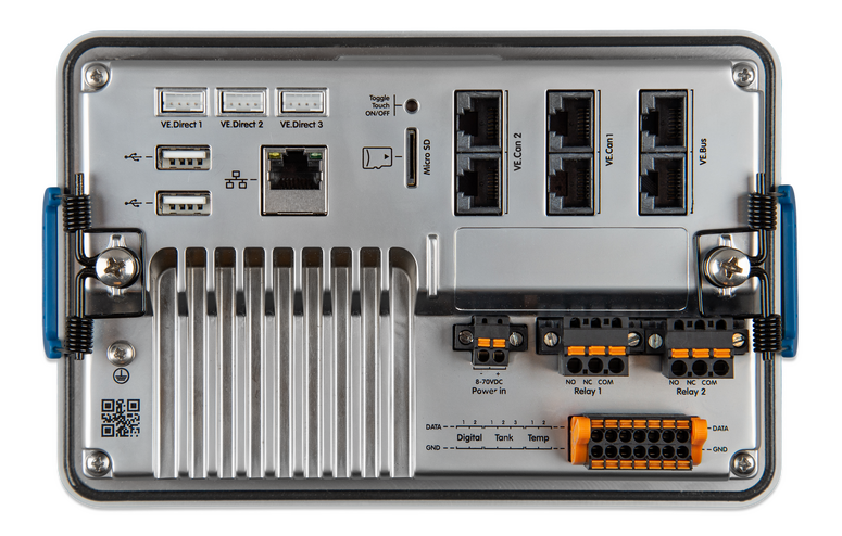 Victron Ekrano Gx shown in detail view
