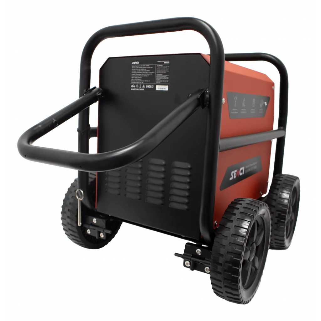 SENCI Lithium LPS 3840Wh Power Station med 3600W (7200W) sinus inverter - HD Utomhusbruk