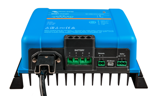VICTRON Phoenix Smart IP43 Batterilader 12V 50A 3-kanaler 120-240V shown in product view