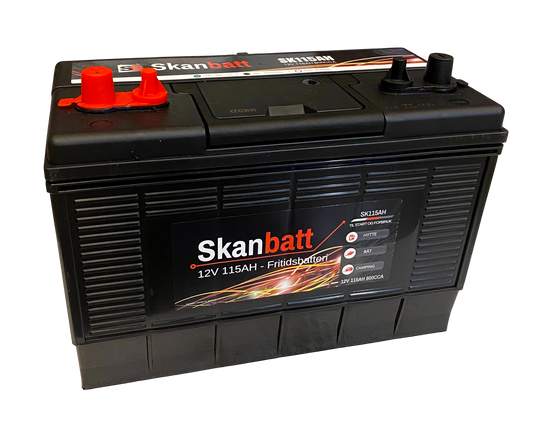 Skanbatt Fritidsbatteri 12V 115Ah 800Cca Dual Pol shown in product view