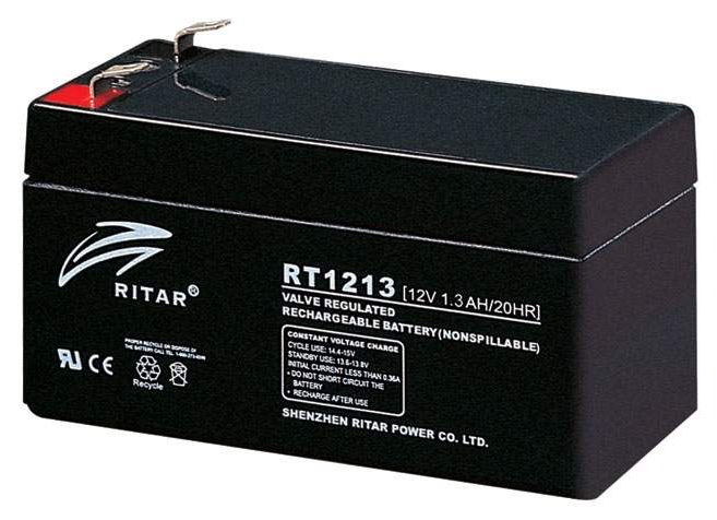 Ritar Agm Batteri 12V 1,3Ah F1 shown in product view