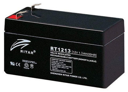 Ritar Agm Batteri 12V 1,3Ah F1 shown in product view