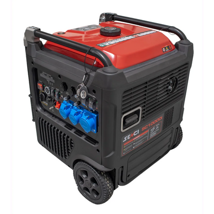 SENCI SC10000i Inverter Aggregat - Bensin - Max 9000W - ATS / Relestyring - Elektrisk start