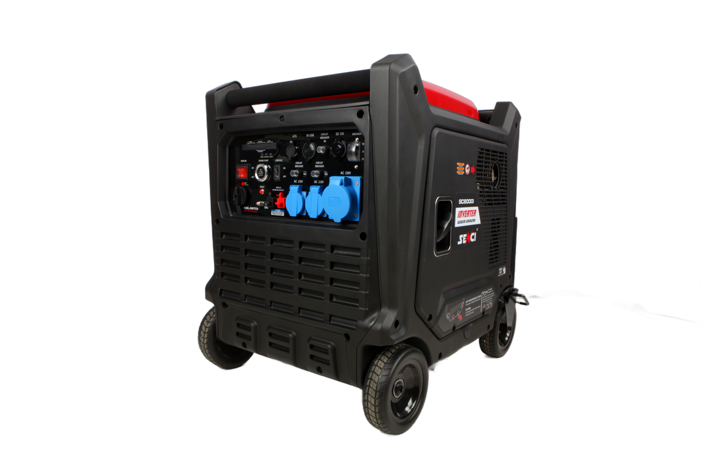Senci Sc8000I Inverter Aggregat - Bensin - Max 7500W - Ats - Elektrisk Start - inkl. klargjøring shown in product vie image 2