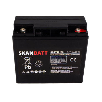 RITAR AGM Batteri 12V 18AH (181x77x167mm) M5