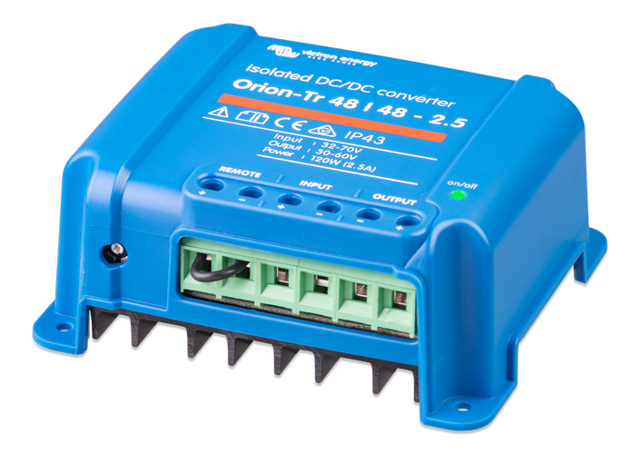 Victron Orion Tr Omformer Dc-Dc 48>48V 2,5A (Galvanisk Isolert) shown in angle view