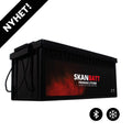 SKANBATT Premium Lithium - 12V 460Ah 200A BMS - Bluetooth - Heat - 522x218x268mm - 8 Års garanti