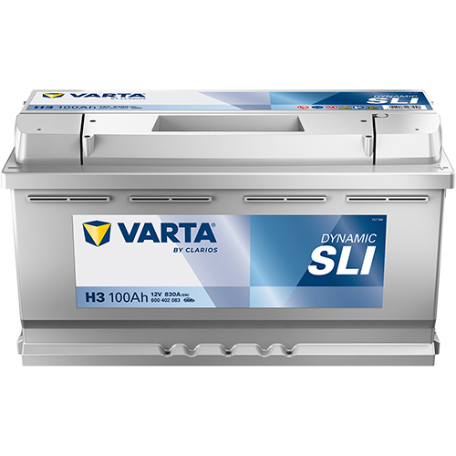 Varta Silver Dynamic Batteri 12V 100Ah 830Cca +Høyre H3 shown in product view