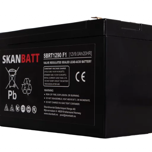 RITAR AGM Batteri 12V 9AH (151x65x94mm) F1