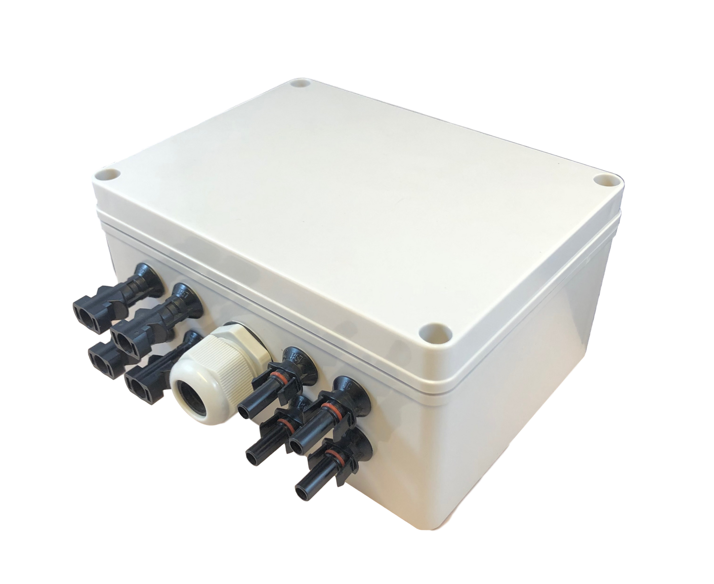 Koblingsboks Til Solcellepanel 4-Inn / 1-Utgang (M/Mc4 Kontakter) shown in product view
