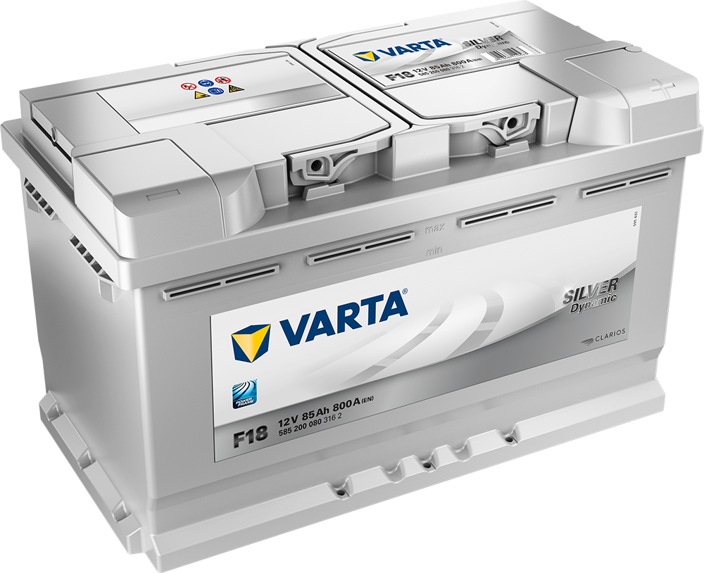 Varta Silver Dynamic Batteri 12V 85Ah 800Cca +Høyre F18 shown in product view