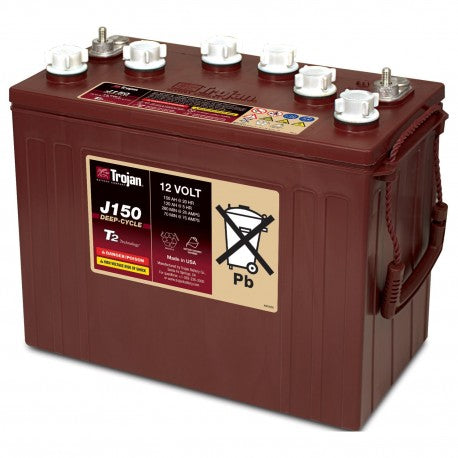 Trojan Deep Cycle Traksjonsbatteri 12V 150Ah +Venstre shown in product view