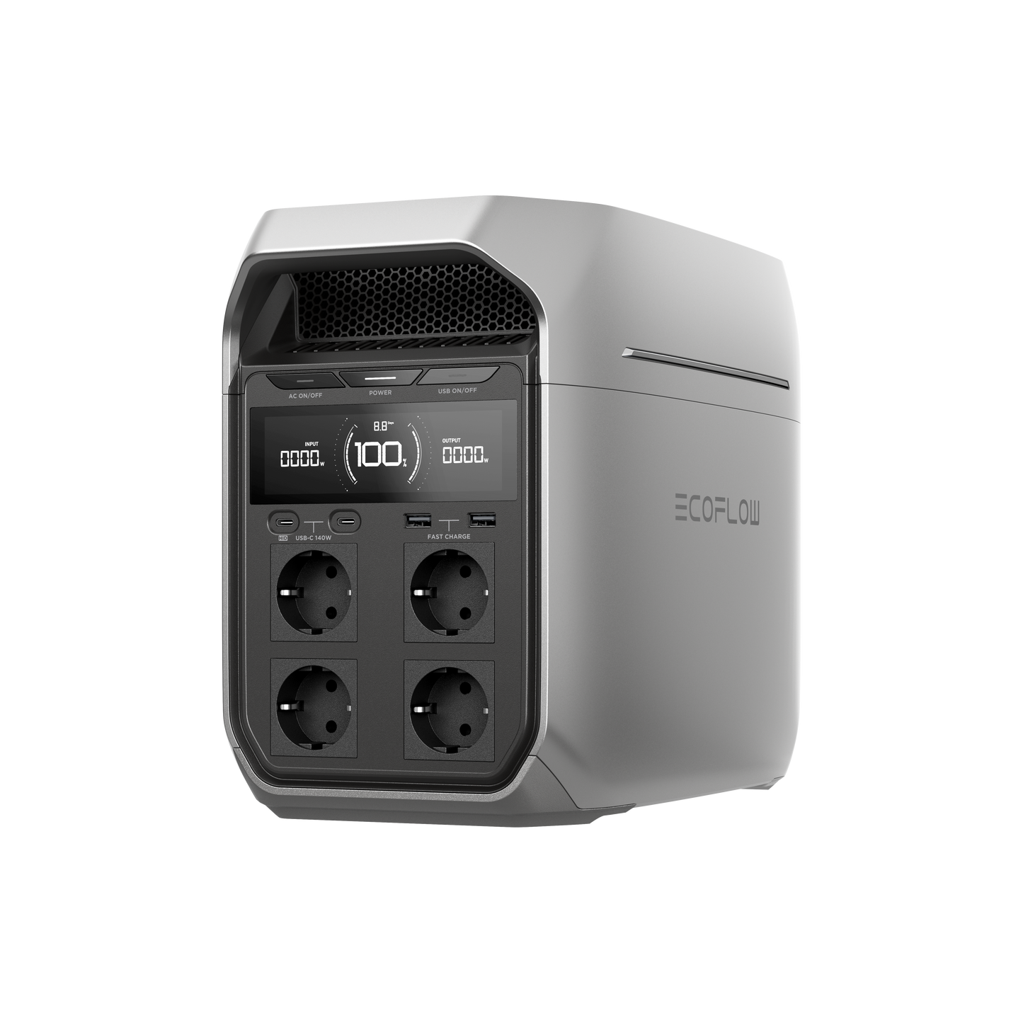 Ecoflow Delta 3 Plus Bærbar Strømforsyning - Lps - 1024Wh - 1800W shown in product view