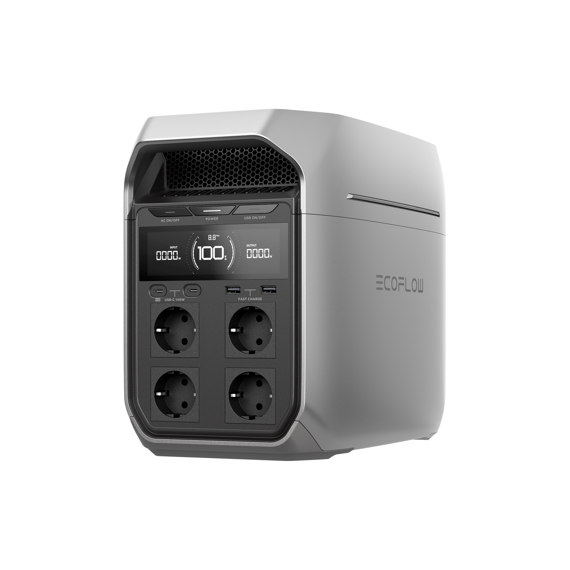 Ecoflow Delta 3 Plus Bærbar Strømforsyning - Lps - 1024Wh - 1800W shown in product view