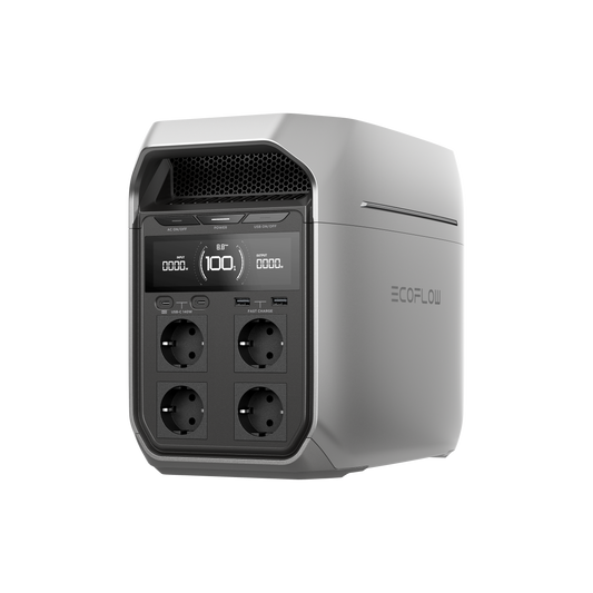 Ecoflow Delta 3 Plus Bærbar Strømforsyning - Lps - 1024Wh - 1800W shown in product view