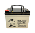RITAR AGM Deep Cycle Batteri 12V 33AH (196x130x163mm) +vänster